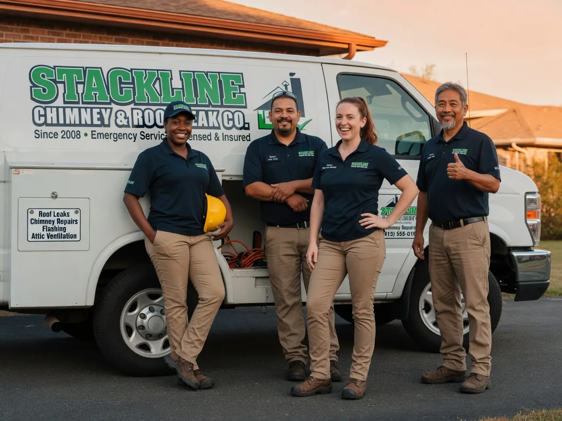 Chimney flashing repair company in Maize, KS